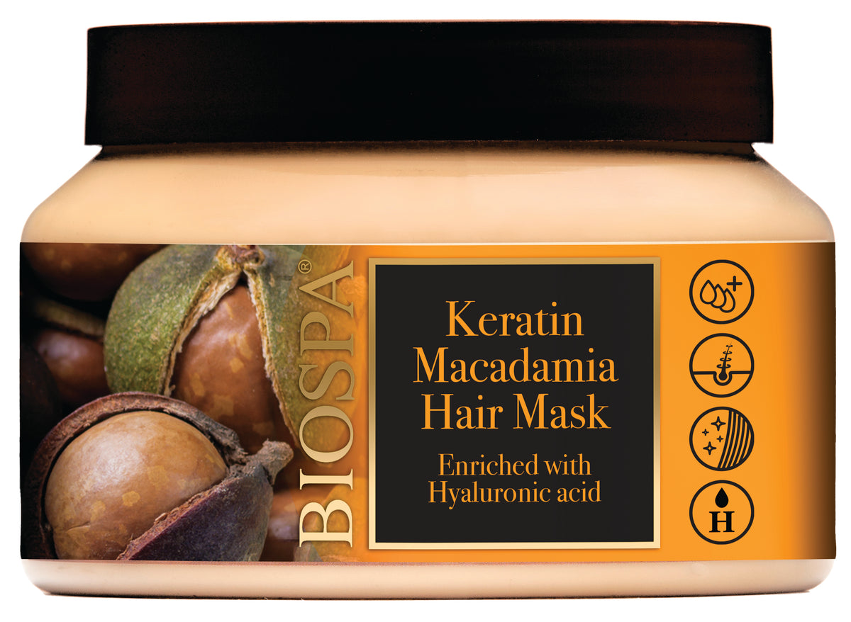 Bio Spa Keratin & Macadamia Oil Hair Mask 500ml | Deep Repair Dead