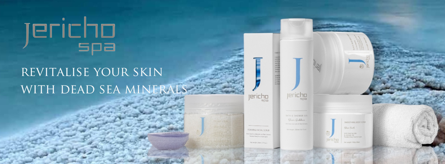 Jericho Dead Sea Mineral Spa & Body Care Collection | Dead Sea Salt Body Scrub