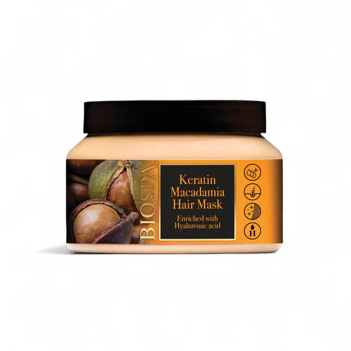 Bio Spa Keratin & Macadamia Oil Hair Mask 500ml | Deep Repair Dead