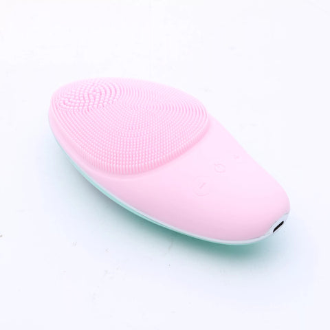 Pore cleansing Multi-functional silicone face face cleansing brush with LED light function