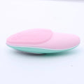 Pore cleansing Multi-functional silicone face face cleansing brush with Red  and Yellow LED light function