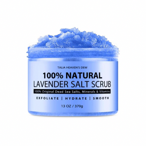 Talia Heaven's Dew 100% Natural Lavender Salt Scrub 370g